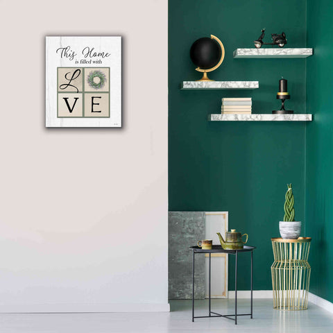 Image of 'This Home is Filled with Love' by Lori Deiter, Canvas Wall Art,20 x 24