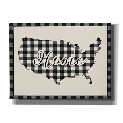 Image of 'USA Home Plaid' by Lori Deiter, Canvas Wall Art