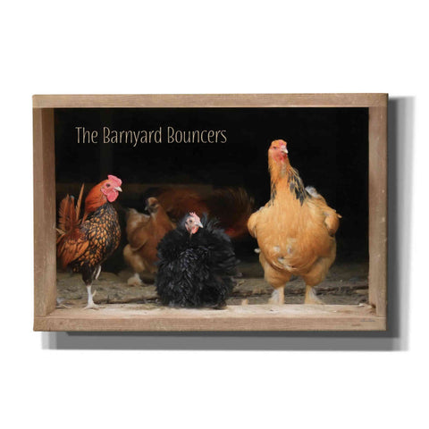 Image of 'Barnyard Bouncers' by Lori Deiter, Canvas Wall Art
