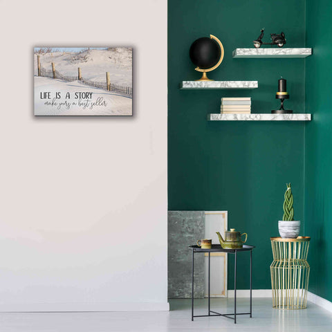 Image of 'Life is a Story' by Lori Deiter, Canvas Wall Art,26 x 18