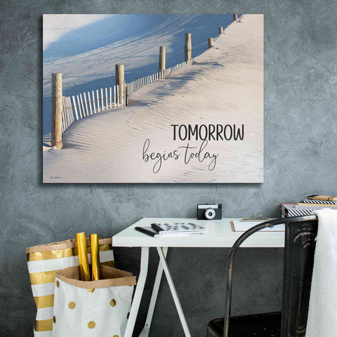 Image of 'Tomorrow Begins Today' by Lori Deiter, Canvas Wall Art,34 x 26
