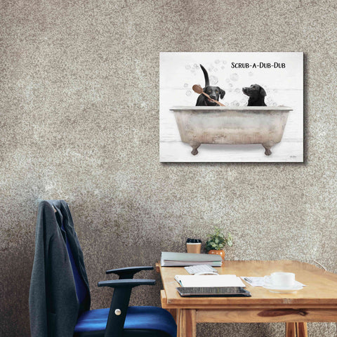 Image of 'Scrub-a-Dub-Dub' by Lori Deiter, Canvas Wall Art,34 x 26