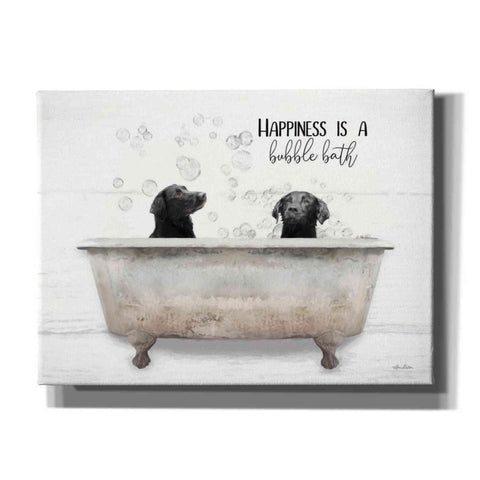 Image of 'Happiness is a Bubble Bath' by Lori Deiter, Canvas Wall Art