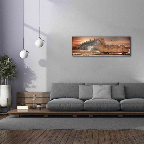 Image of 'Sunset on the Far' by Lori Deiter, Canvas Wall Art,60 x 20