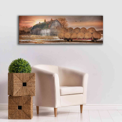 Image of 'Sunset on the Far' by Lori Deiter, Canvas Wall Art,60 x 20
