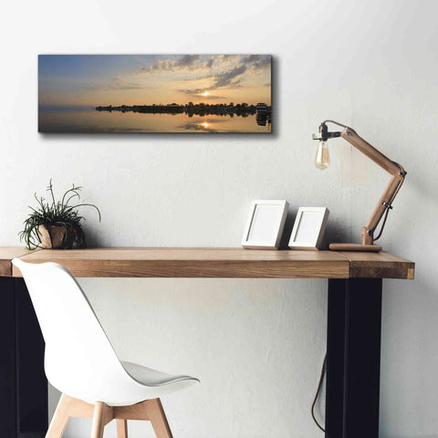 Image of 'French Bay Sunrise' by Lori Deiter, Canvas Wall Art,36 x 12