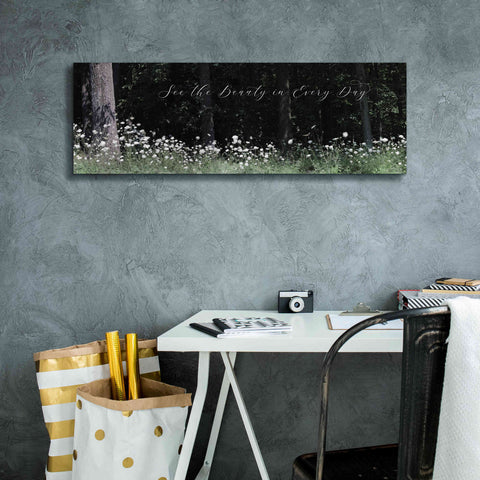 Image of 'See the Beauty in Every Day' by Lori Deiter, Canvas Wall Art,36 x 12