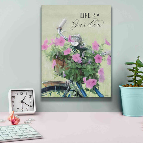 Image of 'Life is a Garden' by Lori Deiter, Canvas Wall Art,12 x 16