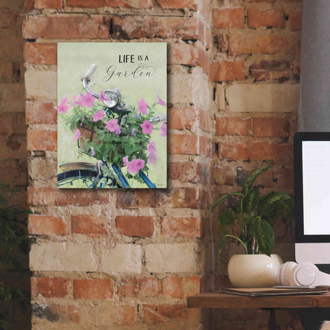 Image of 'Life is a Garden' by Lori Deiter, Canvas Wall Art,12 x 16