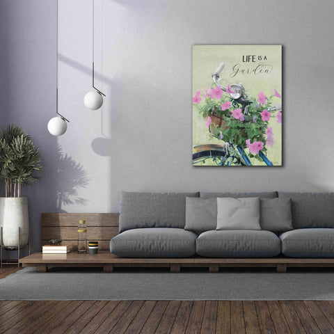 Image of 'Life is a Garden' by Lori Deiter, Canvas Wall Art,40 x 54