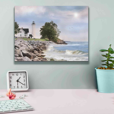 Image of 'Afternoon at Tibbetts Point' by Lori Deiter, Canvas Wall Art,16 x 12