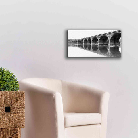 Image of 'Rockwell Bridge' by Lori Deiter, Canvas Wall Art,24 x 12