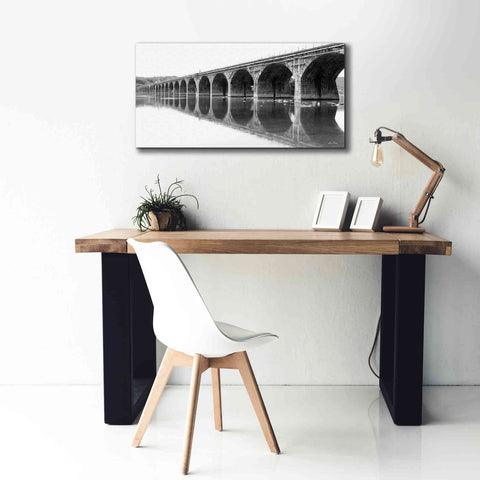 Image of 'Rockwell Bridge' by Lori Deiter, Canvas Wall Art,40 x 20