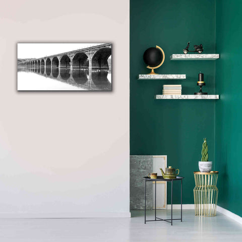Image of 'Rockwell Bridge' by Lori Deiter, Canvas Wall Art,40 x 20