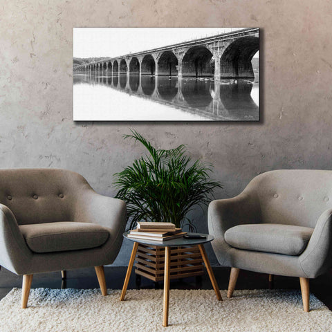 Image of 'Rockwell Bridge' by Lori Deiter, Canvas Wall Art,60 x 30