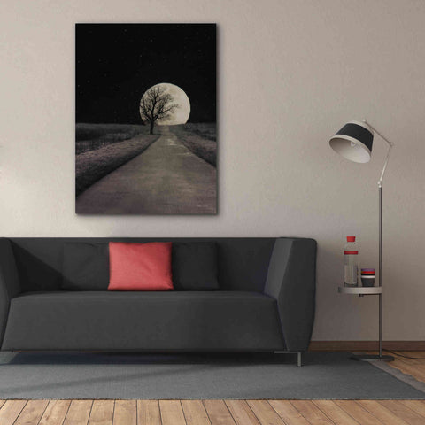 Image of 'Moonlit Country Road' by Lori Deiter, Canvas Wall Art,40 x 54