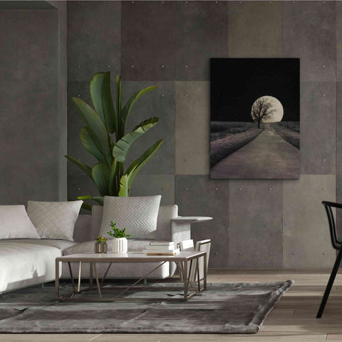 Image of 'Moonlit Country Road' by Lori Deiter, Canvas Wall Art,40 x 54