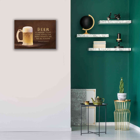 Image of 'Be Happy' by Lori Deiter, Canvas Wall Art,26 x 18