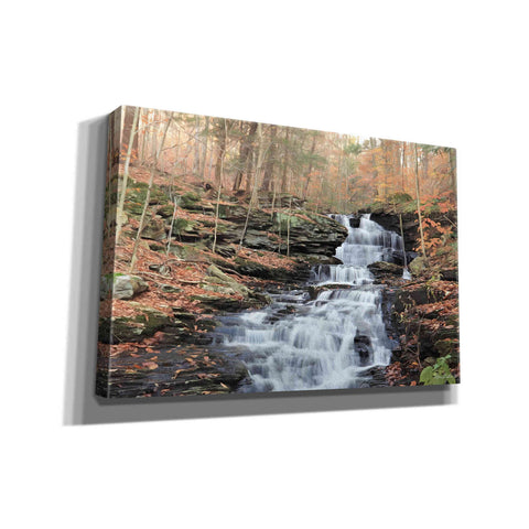 Image of 'Waterfall Steps at Pigeon Run' by Lori Deiter, Canvas Wall Art