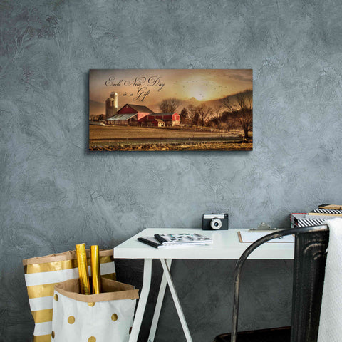 Image of 'Each New Day' by Lori Deiter, Canvas Wall Art,24 x 12