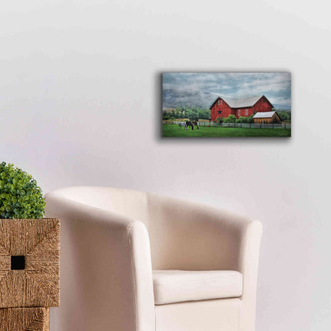 Image of 'Grazin' Time' by Lori Deiter, Canvas Wall Art,24 x 12