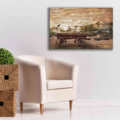 Image of 'Desert Wagon' by Lori Deiter, Canvas Wall Art,40 x 26