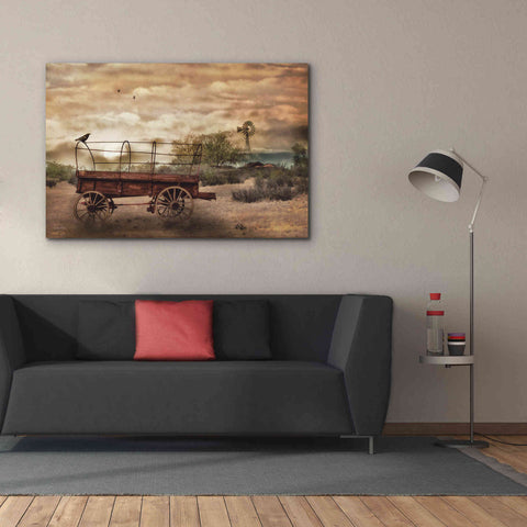 Image of 'Desert Wagon' by Lori Deiter, Canvas Wall Art,60 x 40