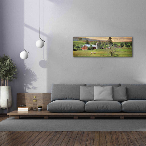 Image of 'Grazing Sheet' by Lori Deiter, Canvas Wall Art,60 x 20