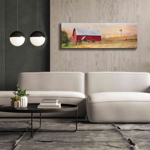 Image of 'Horse Farm' by Lori Deiter, Canvas Wall Art,60 x 20