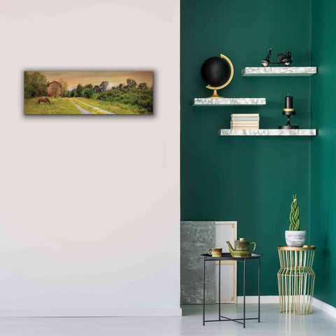 Image of 'Good Grazing' by Lori Deiter, Canvas Wall Art,36 x 12