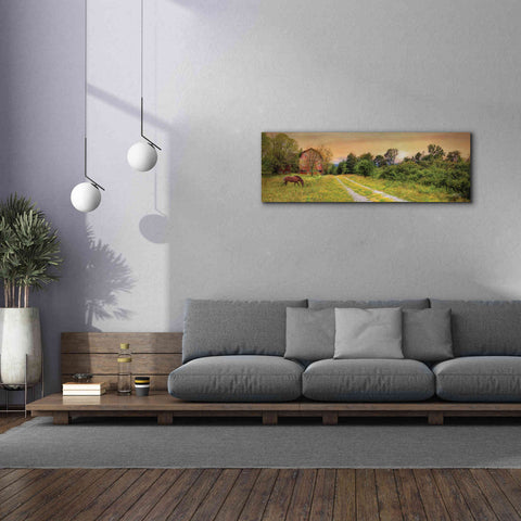 Image of 'Good Grazing' by Lori Deiter, Canvas Wall Art,60 x 20
