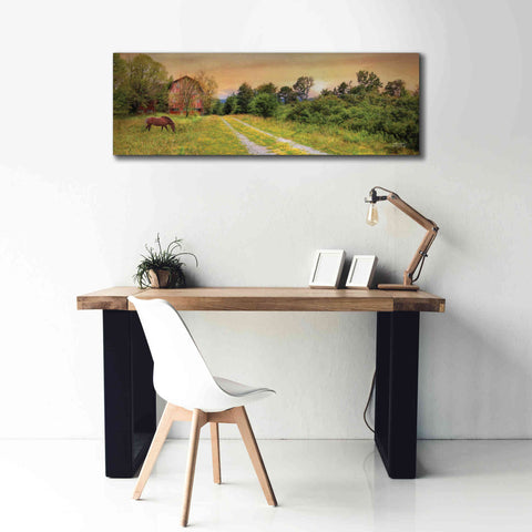 Image of 'Good Grazing' by Lori Deiter, Canvas Wall Art,60 x 20