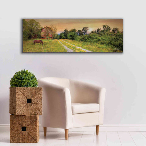 Image of 'Good Grazing' by Lori Deiter, Canvas Wall Art,60 x 20