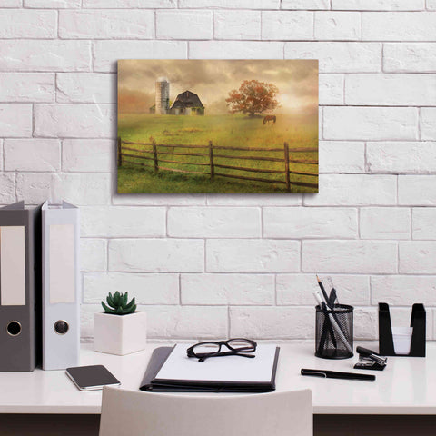 Image of 'Graze On' by Lori Deiter, Canvas Wall Art,18 x 12