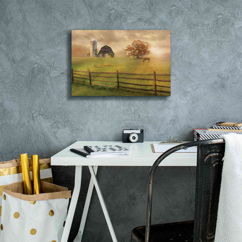 Image of 'Graze On' by Lori Deiter, Canvas Wall Art,18 x 12