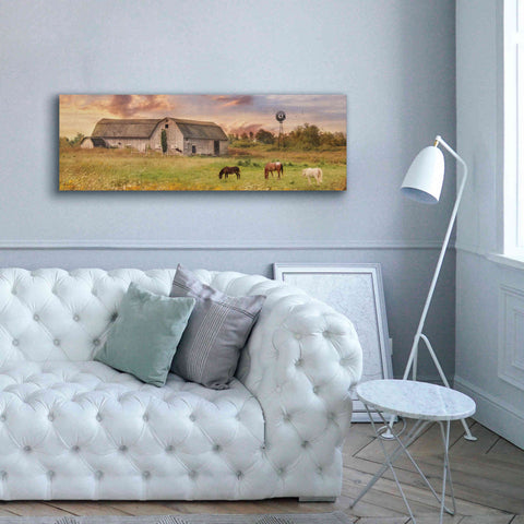 Image of 'Clayton Barnyard' by Lori Deiter, Canvas Wall Art,60 x 20