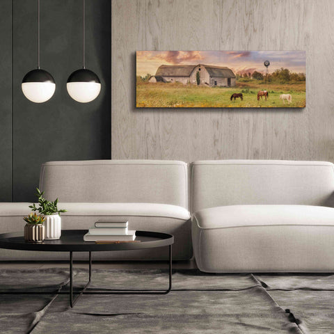Image of 'Clayton Barnyard' by Lori Deiter, Canvas Wall Art,60 x 20