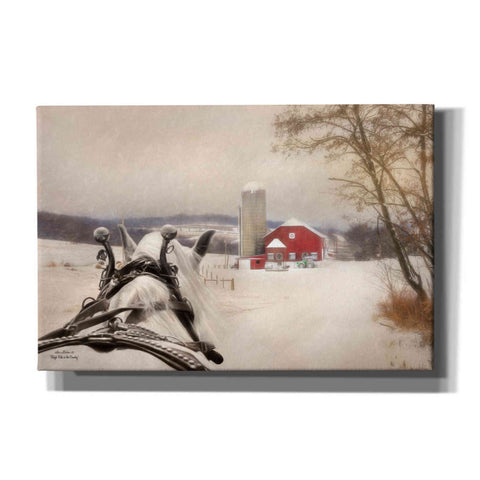 Image of 'Sleigh Ride in the Country' by Lori Deiter, Canvas Wall Art