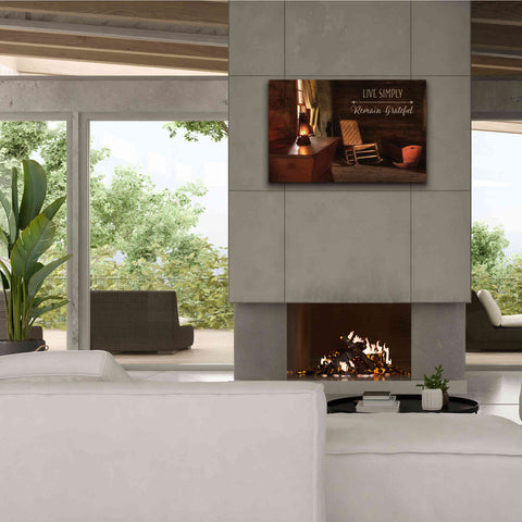 Image of 'Live Simply' by Lori Deiter, Canvas Wall Art,40 x 26