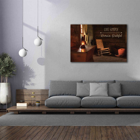 Image of 'Live Simply' by Lori Deiter, Canvas Wall Art,60 x 40