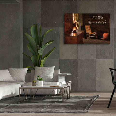 Image of 'Live Simply' by Lori Deiter, Canvas Wall Art,60 x 40