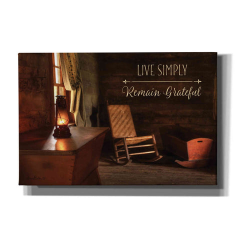 Image of 'Live Simply' by Lori Deiter, Canvas Wall Art
