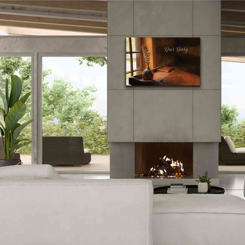 Image of 'Dear Diary' by Lori Deiter, Canvas Wall Art,40 x 26