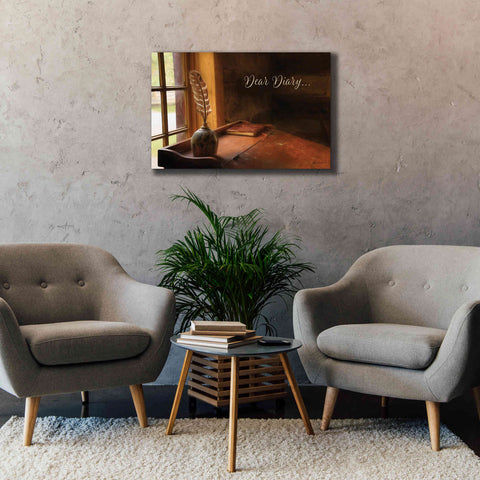 Image of 'Dear Diary' by Lori Deiter, Canvas Wall Art,40 x 26