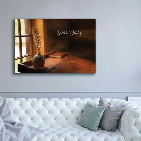 Image of 'Dear Diary' by Lori Deiter, Canvas Wall Art,60 x 40