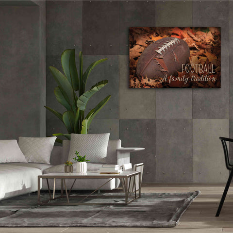 Image of 'Football - A Family Tradition' by Lori Deiter, Canvas Wall Art,60 x 40