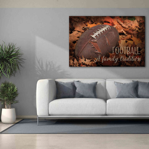 Image of 'Football - A Family Tradition' by Lori Deiter, Canvas Wall Art,60 x 40