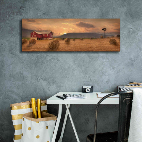 Image of 'Workin' the Farm' by Lori Deiter, Canvas Wall Art,36 x 12