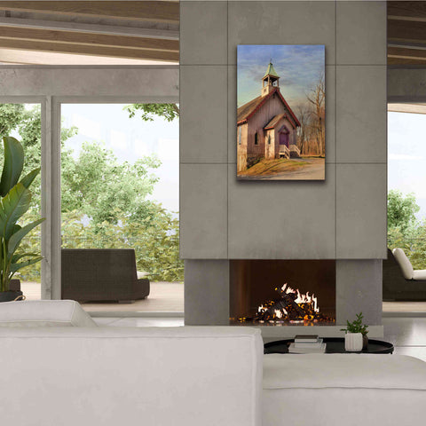 Image of 'Eckley St. James Church' by Lori Deiter, Canvas Wall Art,26 x 40