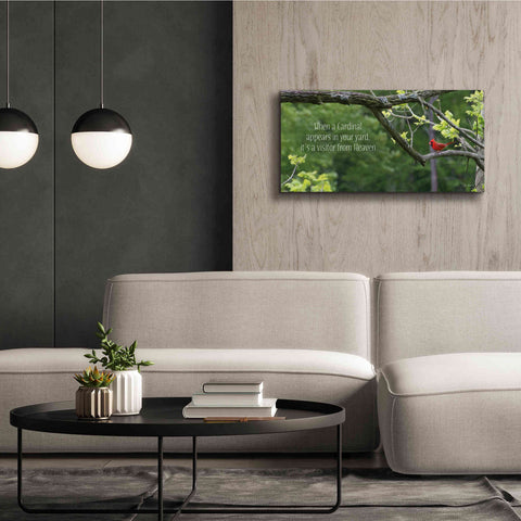 Image of 'Visitor from Heaven' by Lori Deiter, Canvas Wall Art,40 x 20